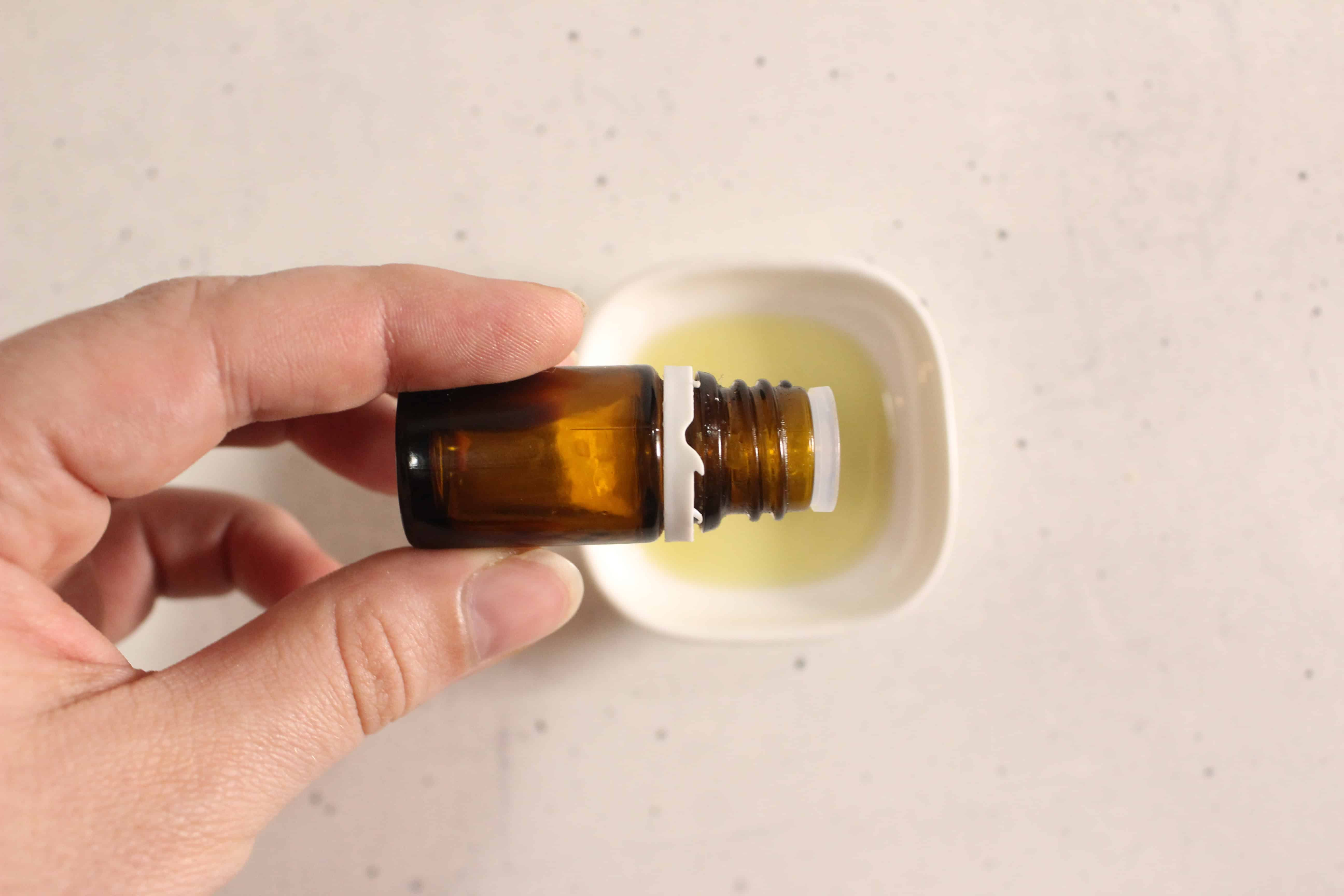 Adding essential oils to the carrier oils