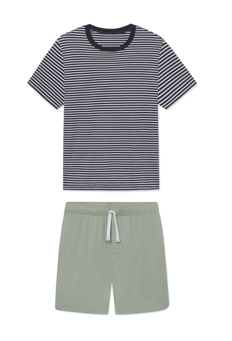 Lake Pajamas Mens Shorts Set
