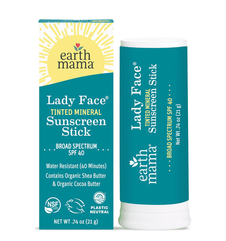 Earth Mama Lady Face Sunscreen Stick